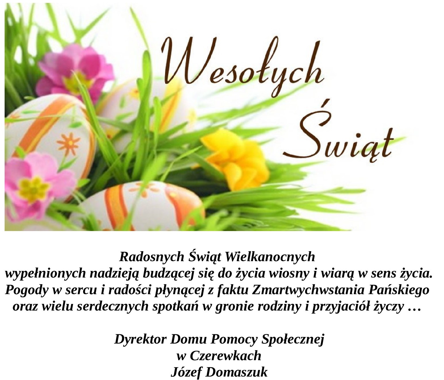 yczenia Wielkanocne